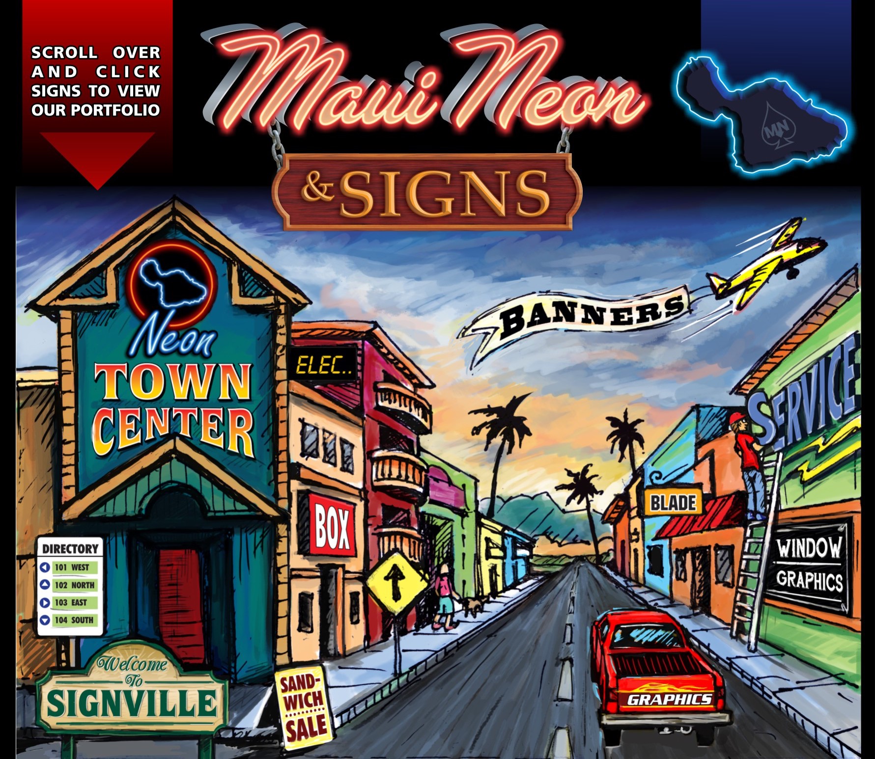 Maui Neon and Sign - Signville - All Types of Custom Signs - Maui, Hawaii